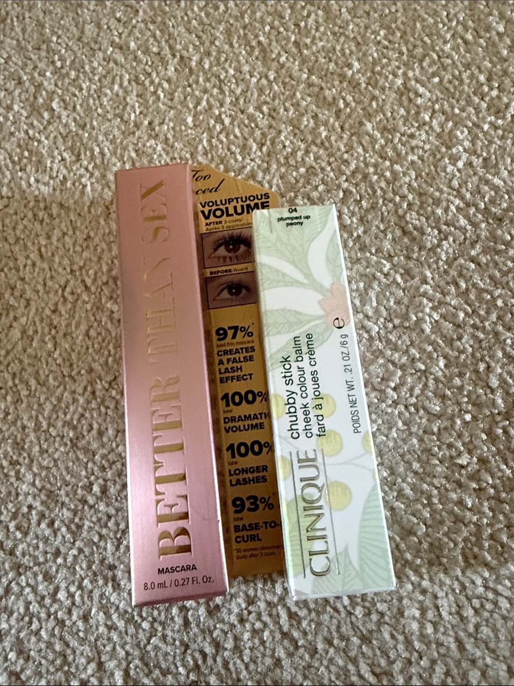 Mascara and cheek balm set